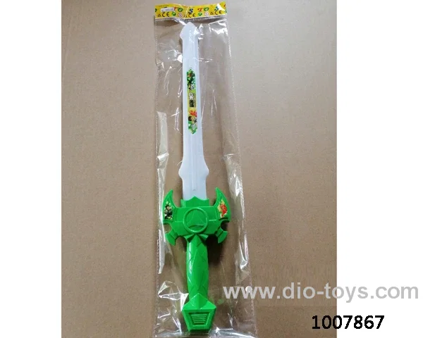 Glowing sword  with  light   in opp bag