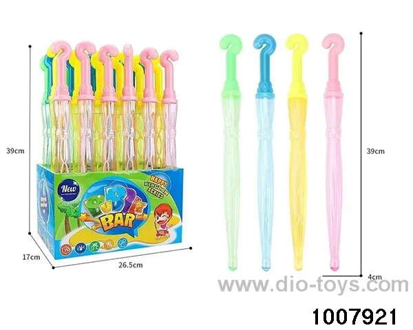 Umbrella bubble stick (4 colors) 24PCS single price in display box