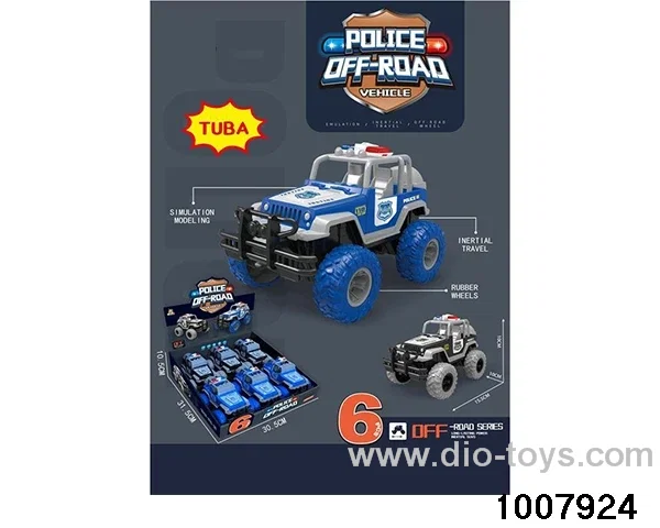 Simulation of big foot off-road inertia car (6) single price in display box