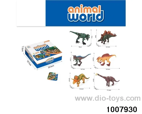 12 6-inch Dinosaurs 6 mixed [ordinary in display box