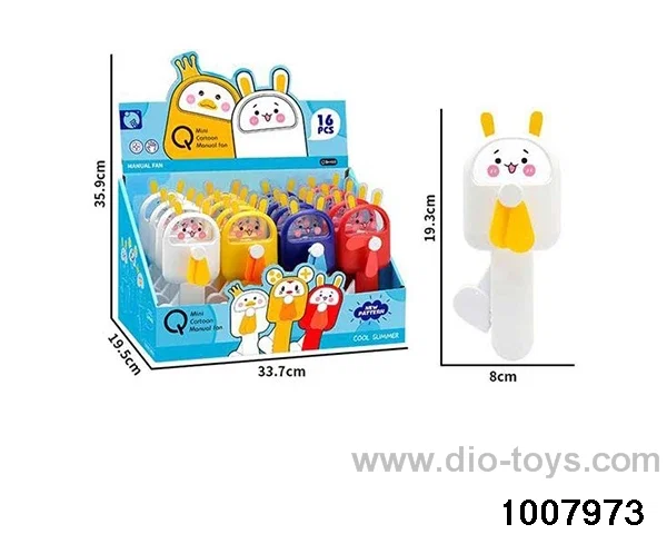 Cartoon rabbit hand pressure in display box