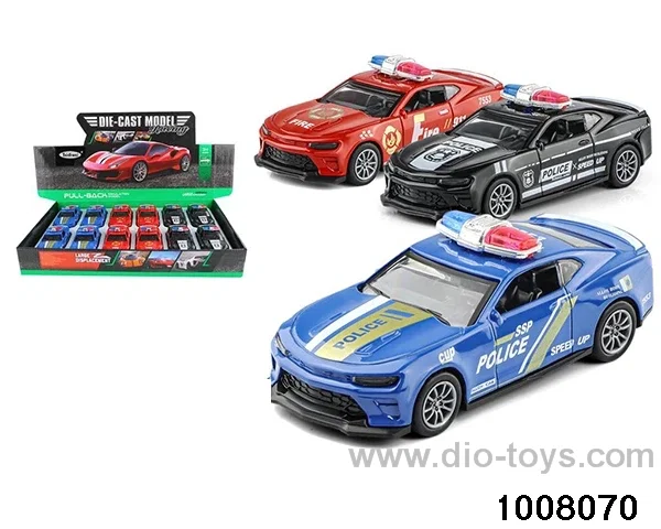 1:36 wasp alloy police car back to force in display box