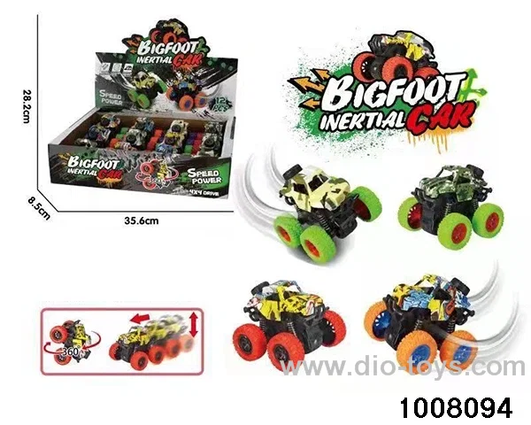 Off-road inertia car in display box