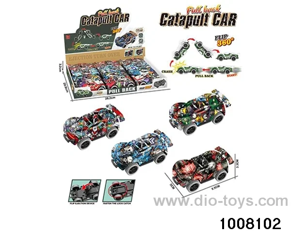 Return collision bounce car graffiti (12 pcs per piece) in display box