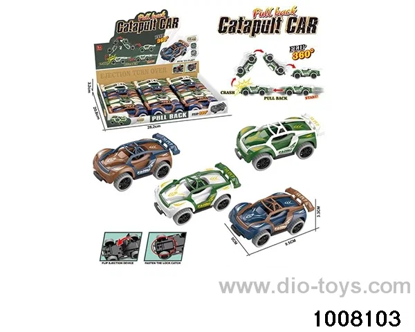 Rebound collision bounce racing car (12 pcs per car) in display box