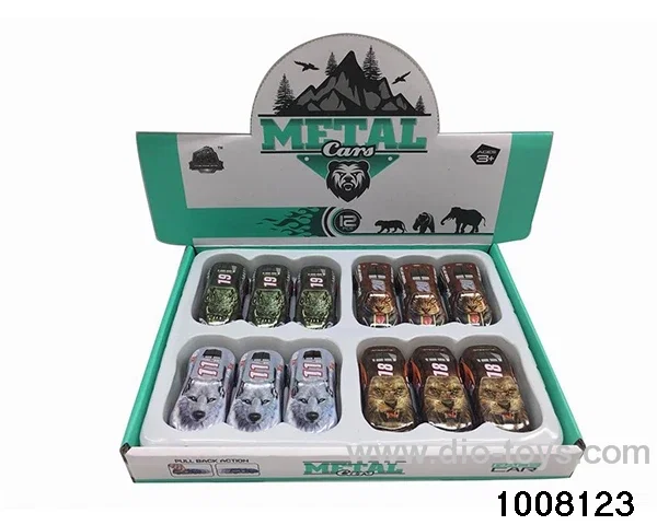 Return alloy car in display box