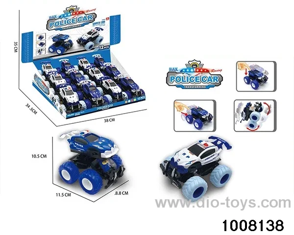 Inertia variant police car (12 pack) in display box