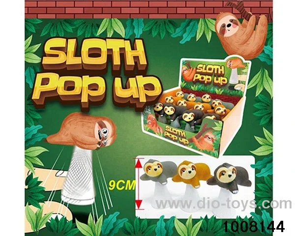 Bouncing sloth color box (without lights)(12 PCs/box) in display box