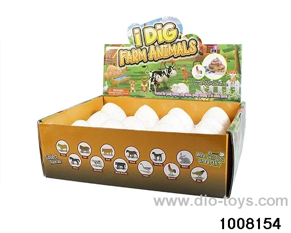 Blister poultry animal eggs 12pcs in display box