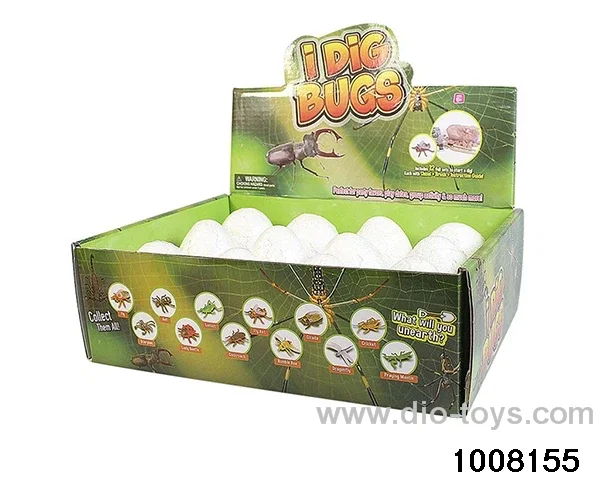 Blister insect animal eggs 12pcs in display box