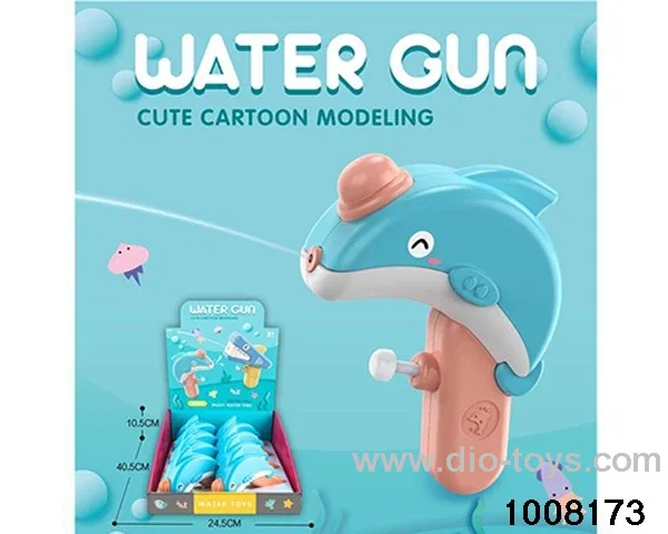 GEOMETRIC SMALL WATER GUN 8PCS in display box