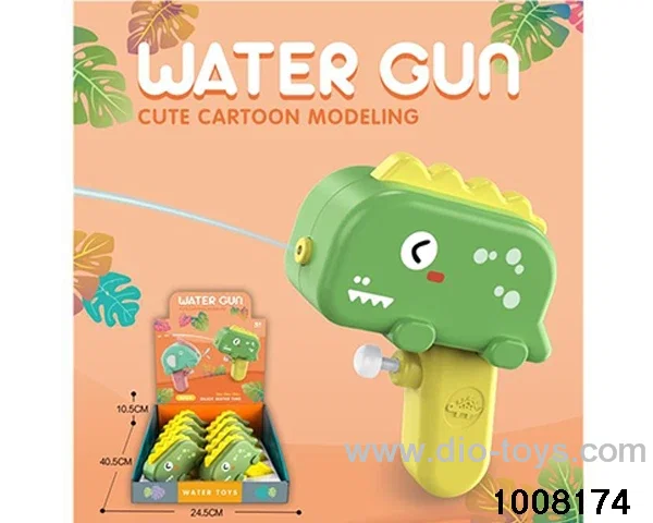 GEOMETRIC SMALL WATER GUN 8PCS in display box
