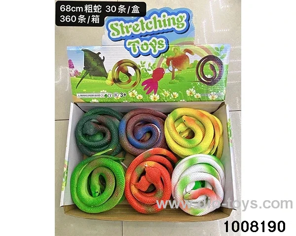 Boxed 68cm snake thick in display box