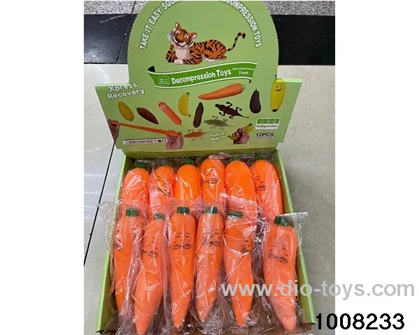 Sand/Flour Carrots in display box