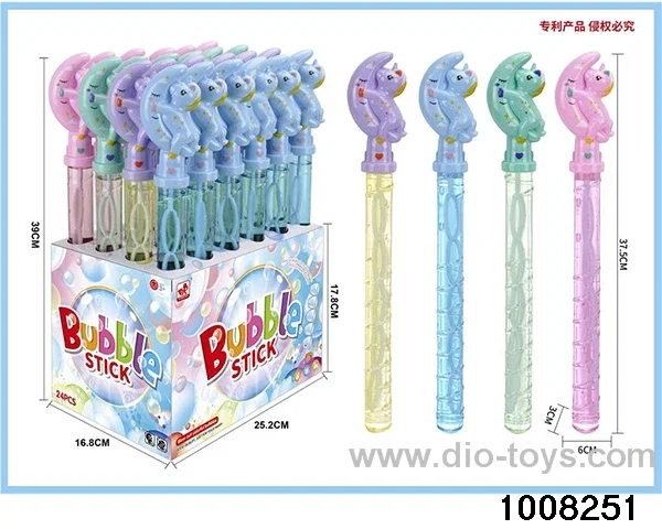 MOON UNICORN BUBBLE STICK (24 PIECES/BOX) in display box
