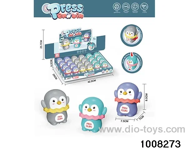 Cartoon Press Inertia Penguin in display box