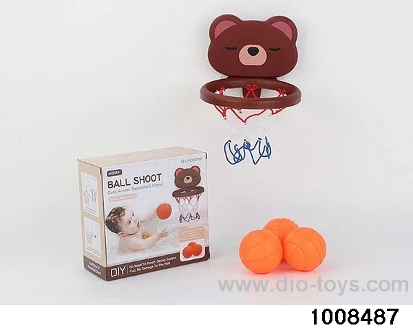 Bathroom basketball frame (3 balls) in color box