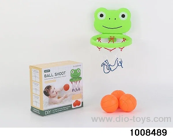 Bathroom basketball frame (3 balls) in color box