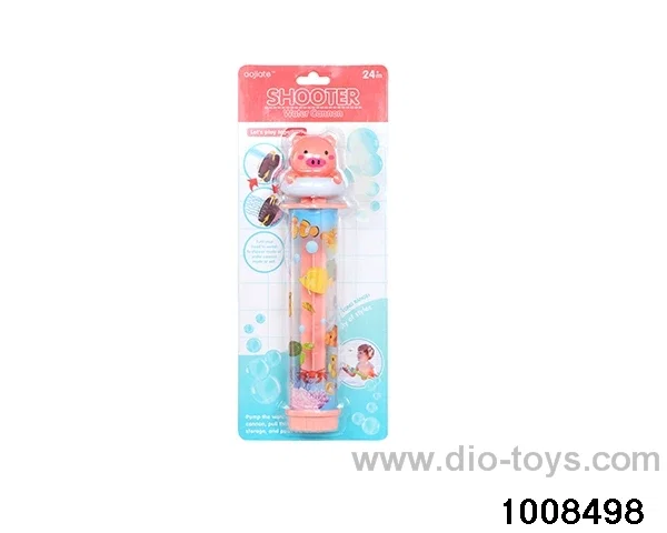 Cartoon water gun toy in blister