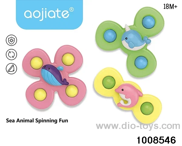 sea animal spinning fun in color box