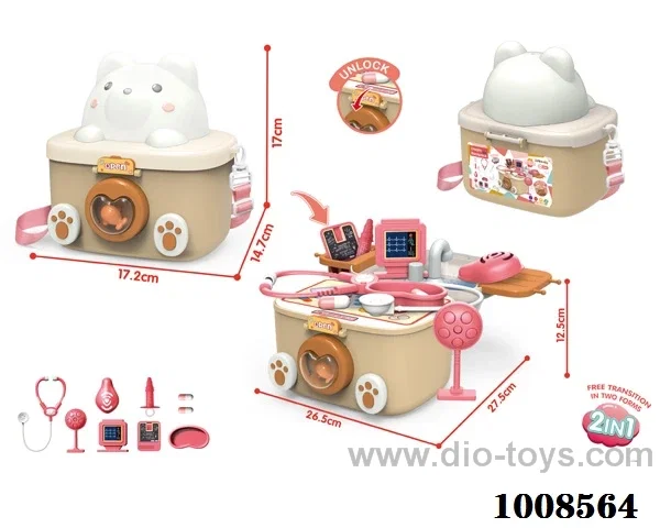 26pcs Doctor suit with output water in paper card