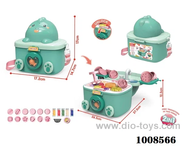 26pcs colored mud set with output water in paper card