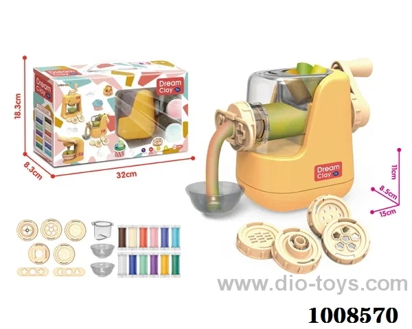 23pcs Colored mud with machine  set in Window box