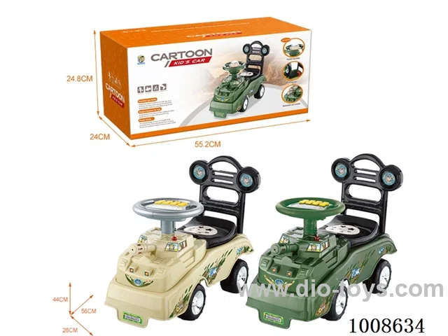 MUSIC CARTOON STROLLER (MUSIC STEERING WHEEL) (GCC)