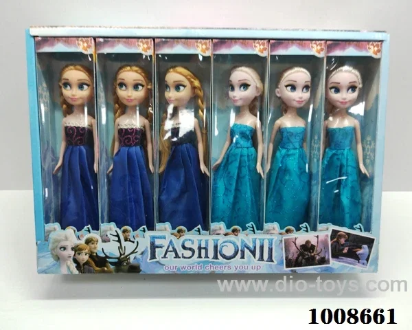 12pcs 9-inch  SOLID DOLL in Display box