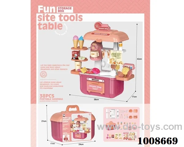 kitchen set in paper card