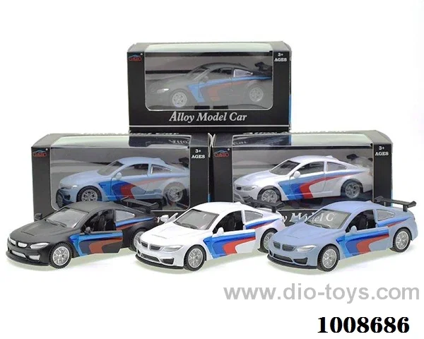 pull back alloy car  in Window box