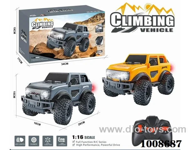 2.4G RC CAR 2 corlor mixed loading in color box