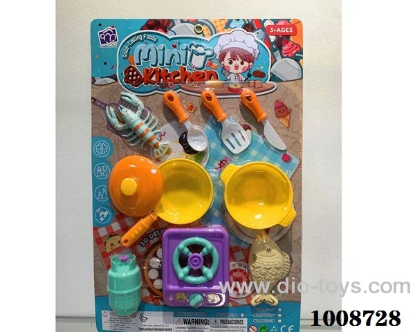 kitchen set in  Blister card