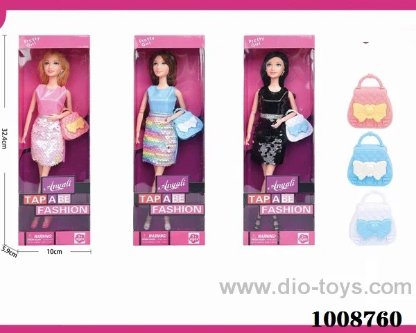 11-joint SOLID DOLL with activity hand  in Window box
