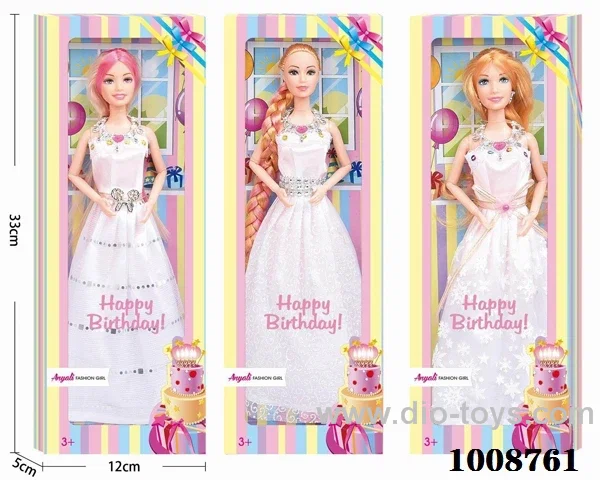 11-joint fashion doll set in Window box