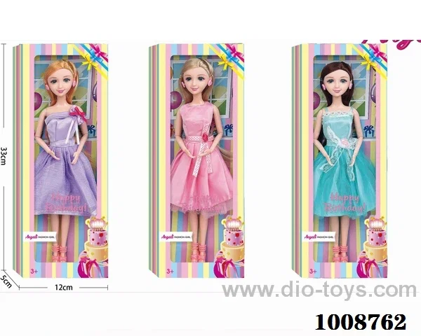 11-joint fashion doll set in Window box