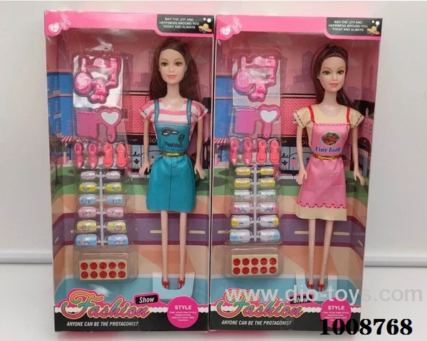 11.5-inch SOLID DOLL set in Window box