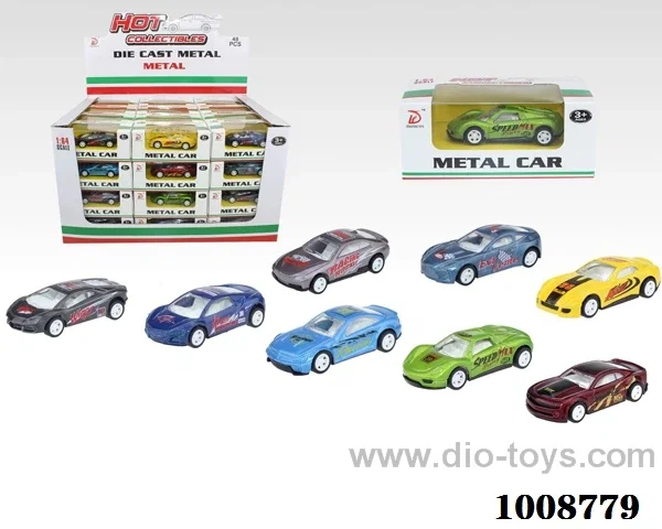 48 pcs Return alloy car in Display box