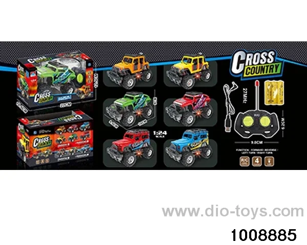 1:24 4ch lighting off-road vehicle (including electricity) in window box