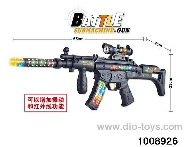Electric submachine gun in opp bag