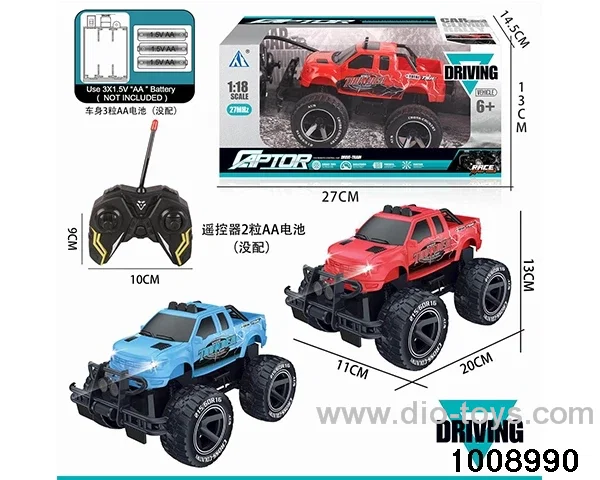 1:18 RC car in window box