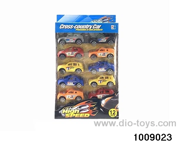pull-back Sports cars (12 pcs) in window box