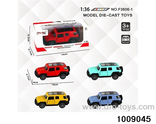 1:36 simulated return alloy car in window box
