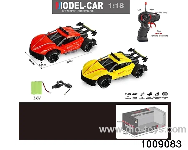 1:18 2.4G 4ch RC car (including battery) in window box