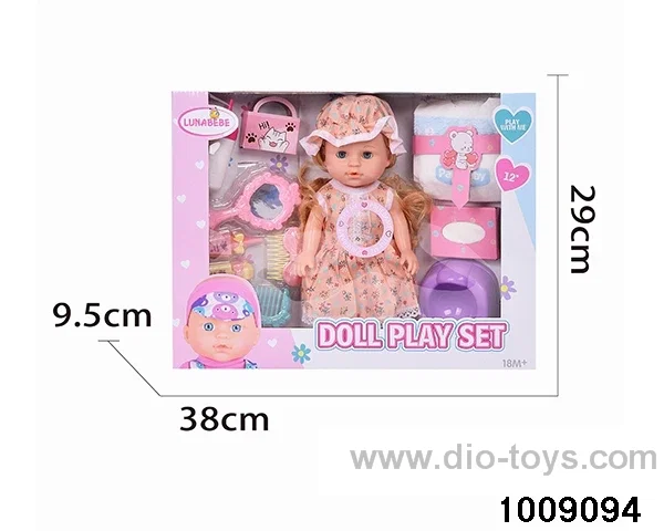 12 inch doll set with IC (with sound function) in window box