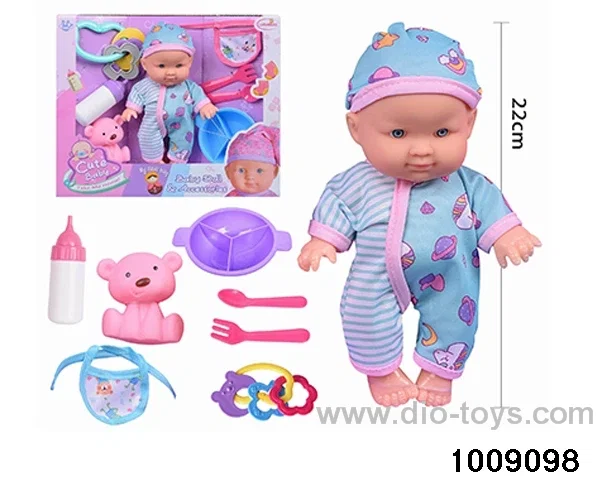 9 inch doll set in window box