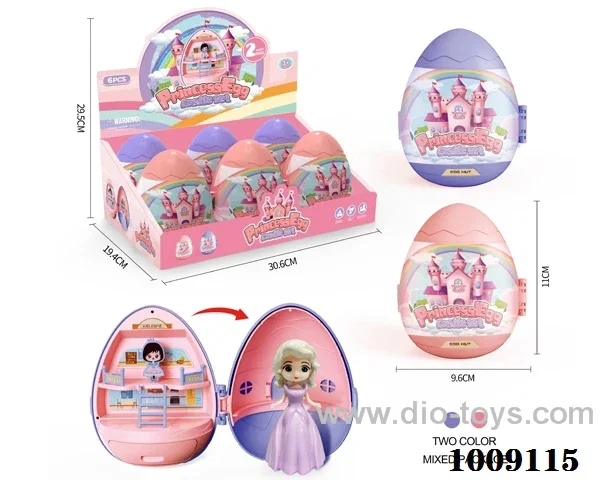 6pcs DIY Play house series 2color mixed loading in display box