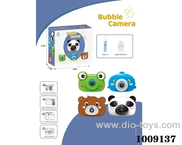 Electric bubble camera in color box
