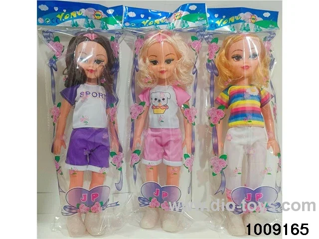 18 INCH  DOLL with ic 3 sets mixedloading in opp bag