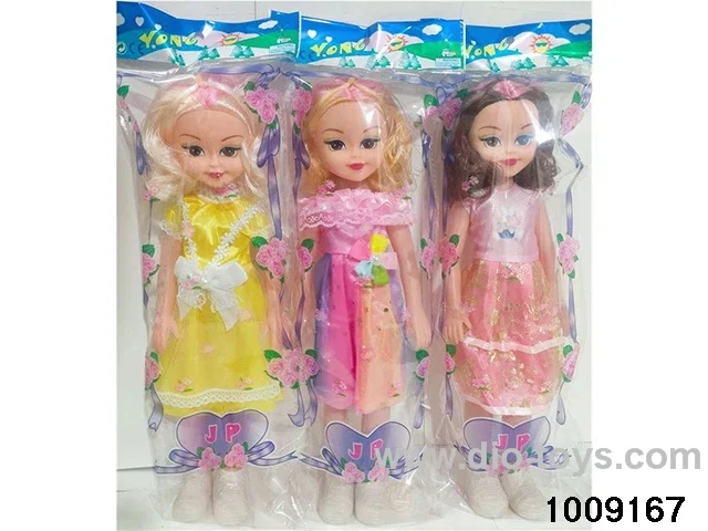 18 INCH  DOLL with ic 3 sets mixedloading in opp bag